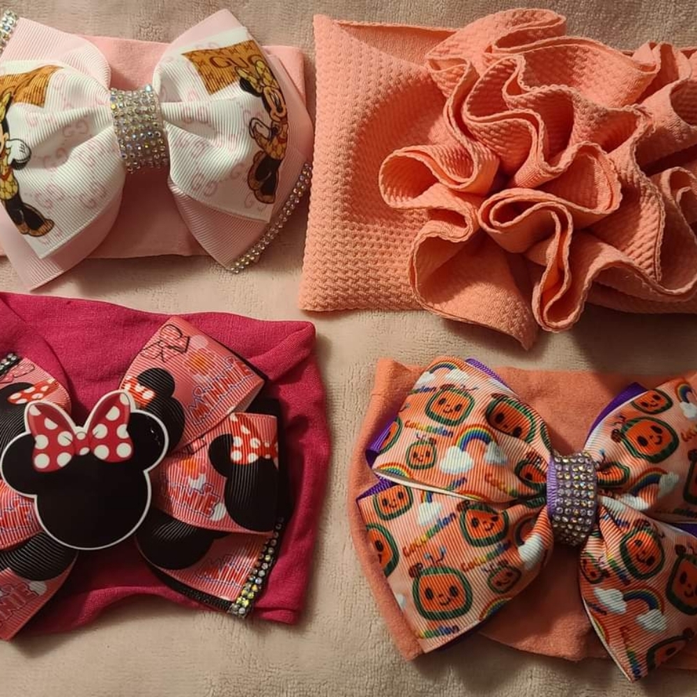 All 4 Handmade headbands